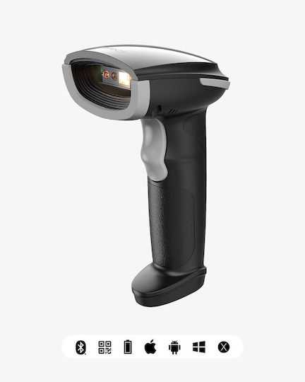 Inateck Scanner Portabil Wireless cu Capabilitate de Citire 2D și Coduri QR