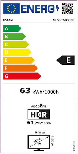 Smart Τηλεόραση 55" 4K UHD LED ML55EW8000F HDR (2025)