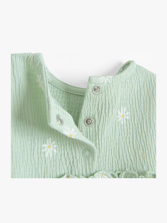 Girls Dress Long Sleeve Green
