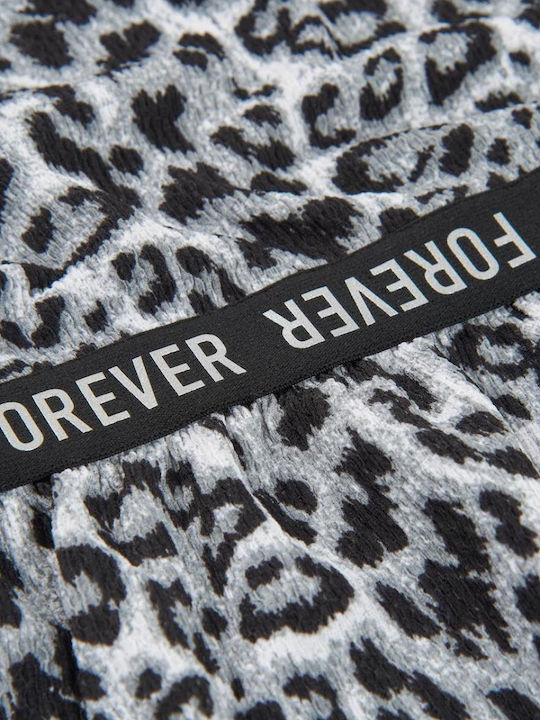 Παιδικό Φόρεμα Αμάνικο Animal Print Black