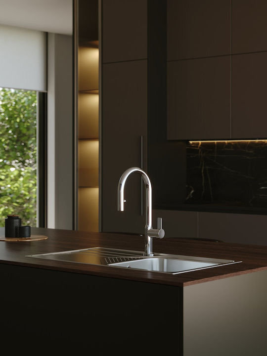 Teka Kitchen Faucet Counter Silver
