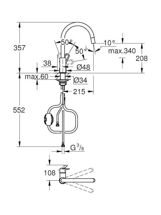 Grohe Küchenarmatur Silber Grohe Küchenarmatur Silber