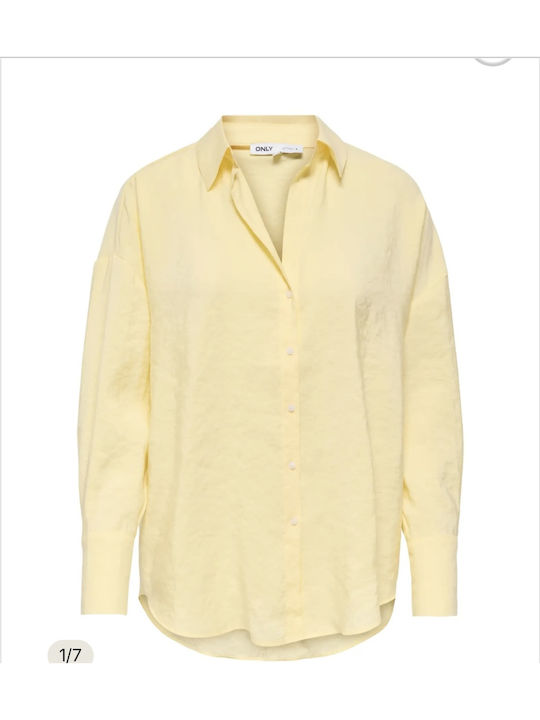 Long Sleeve Women's Shirt Yellow