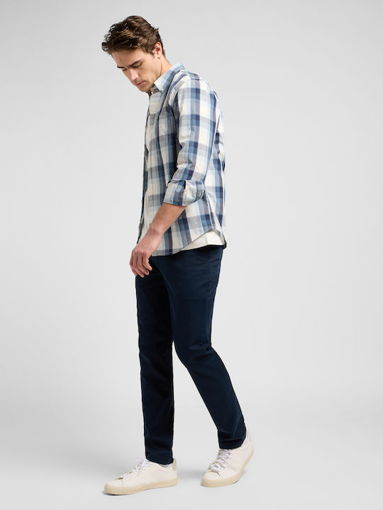 Fit Παντελόνι Chino σε Slim Εφαρμογή Navy