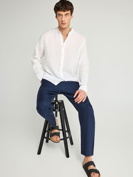 Παντελόνι Chinos Marineblaue Herrenhosen