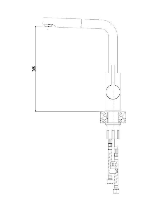 Alveus Kitchen Faucet Counter with Shower White Alveus Kitchen Faucet Counter with Shower White