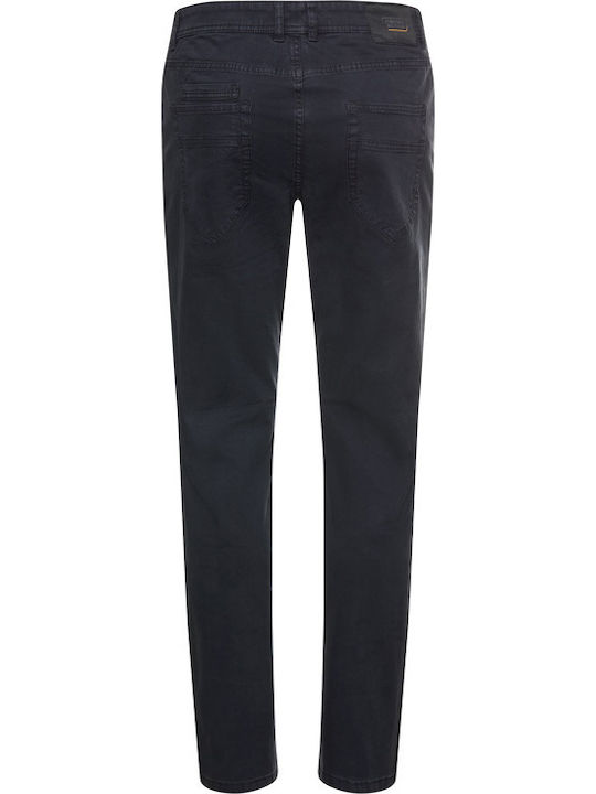 Elastic Dark Blue Trousers