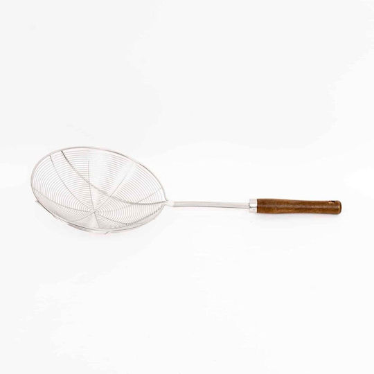Lingură Joasă Cu Găuri Spider Strainer Inox Gri