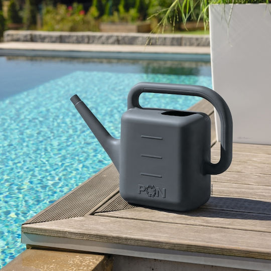 Lechuza Moja Watering Can 54x17x35cm 10lt Plastic Gray Made In Germany