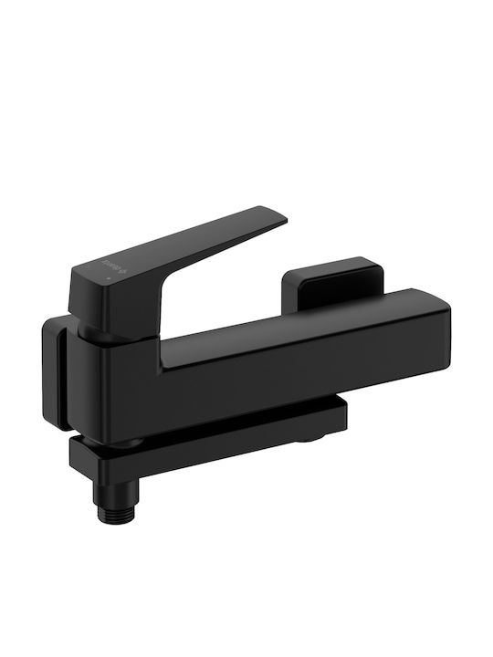 Deante Thermostatic Black Bathtub Mixing Faucet