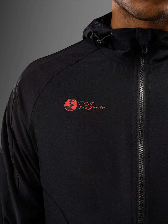Cardigan With Hood Black/Red