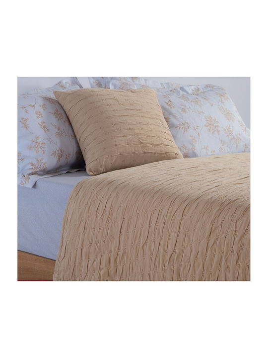Nef-Nef Homeware Foxy Κουβέρτα Πικέ Υπέρδιπλη 230x250εκ. Κίτρινη