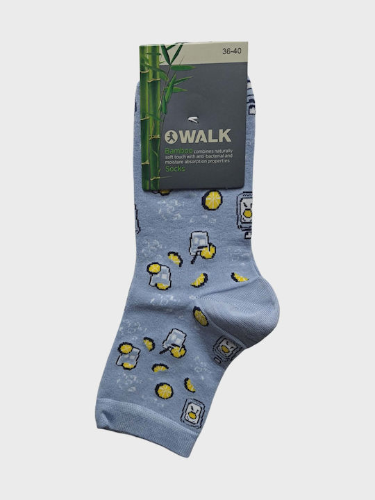 Walk Bamboo Κάλτσες Σιέλ Ανοιχτό Walk Bamboo Κάλτσες Σιέλ Ανοιχτό