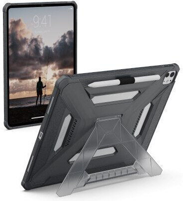 Uag Scout+ Case Stand Apple Pencil Holder Ipad Pro 13" M4 2024 M5 2025 Ash