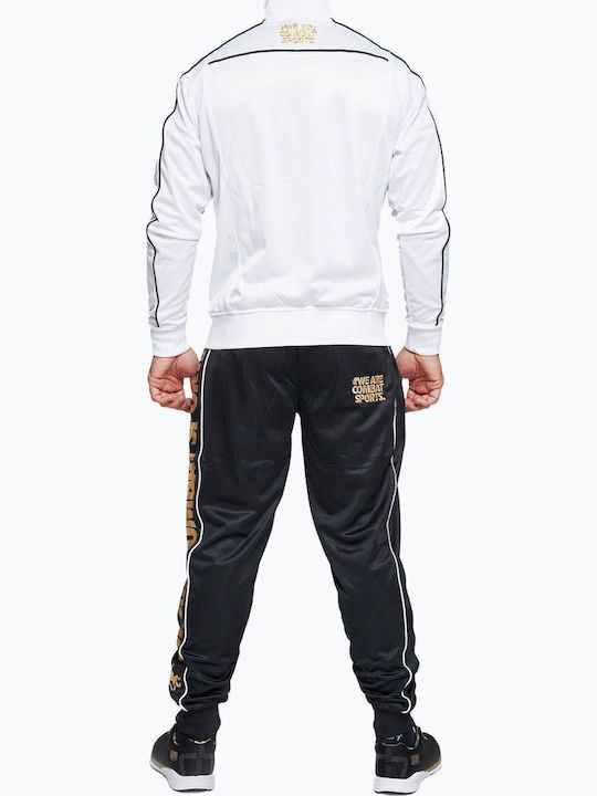 Σετ Φόρμας Γυαλιστερό με Λάστιχο White / Black