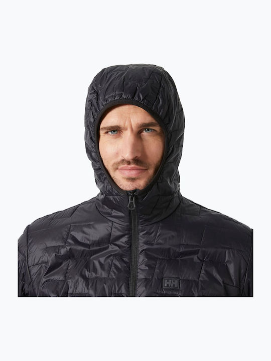 Lifaloft Men's Winter Puffer Jacket Black