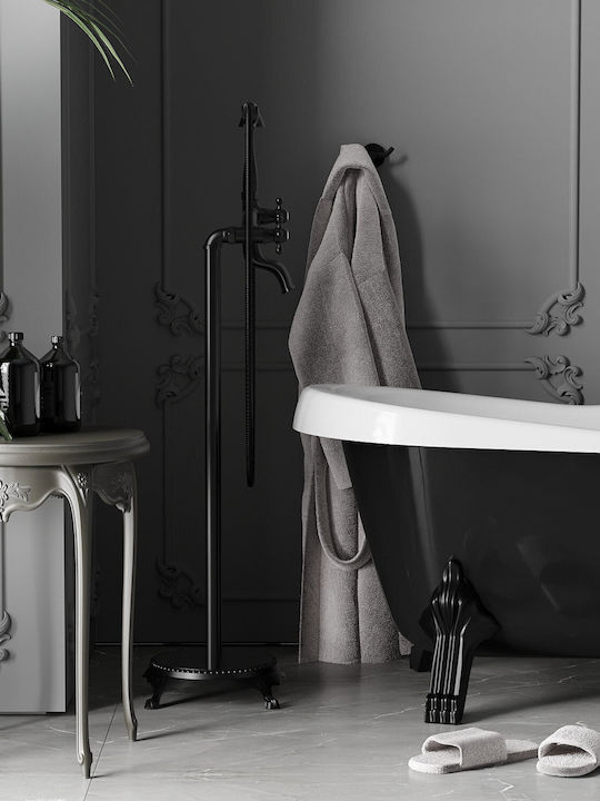 Mexen Retro Mixing Bathtub Faucet Complete Set Black