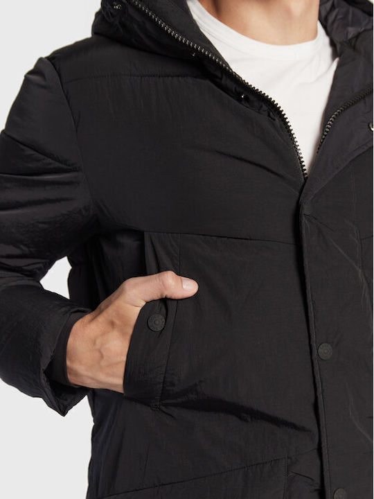 Geacă Puffer De Iarnă Black