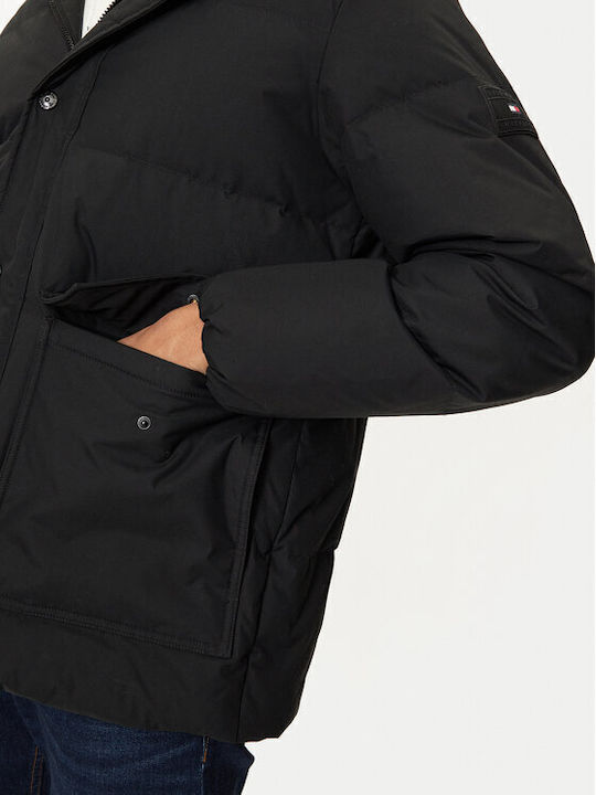 3 в 1 Зимно Мъжко Яке Puffer Черно
