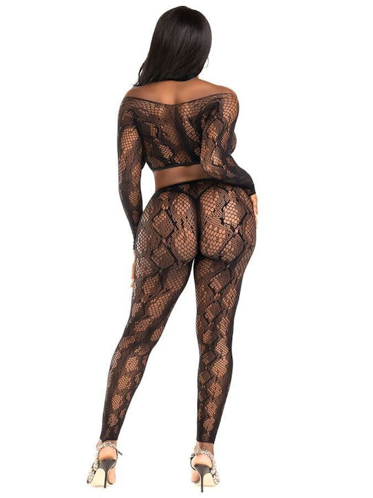 Leg Avenue Sexy Καλσόν Μαύρο