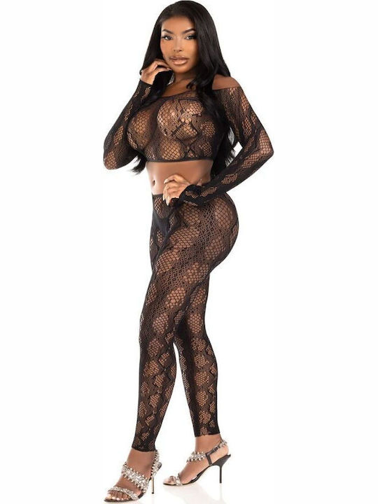 Leg Avenue Sexy Strumpfhosen Schwarz