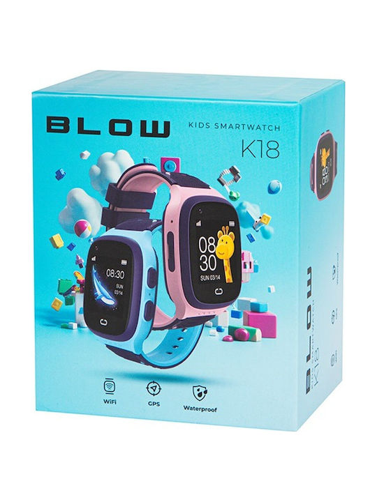 Blow Smartwatch pentru copii 4G cu GPS și Cameră Albastru