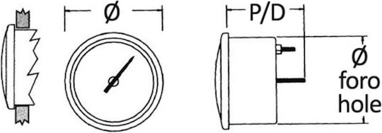 Osculati Boat Voltmeter