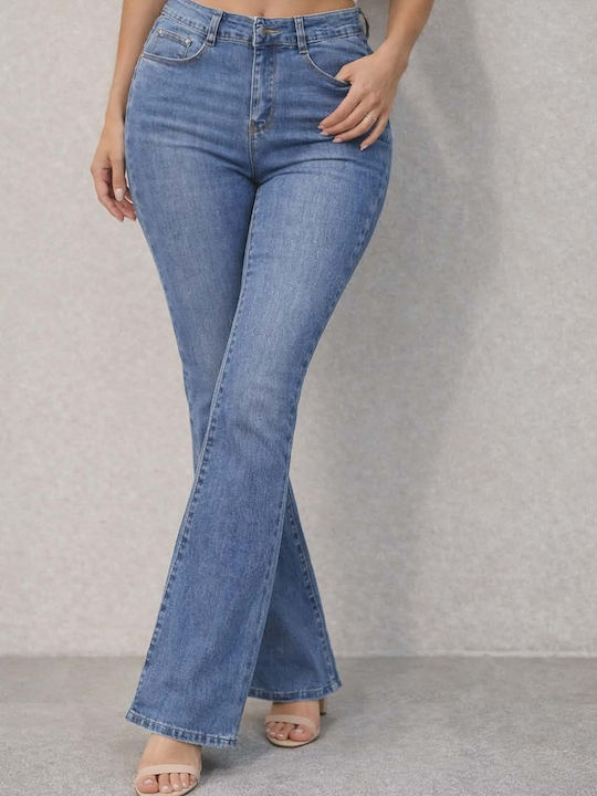 High Rise Women's Flared Jean Pants