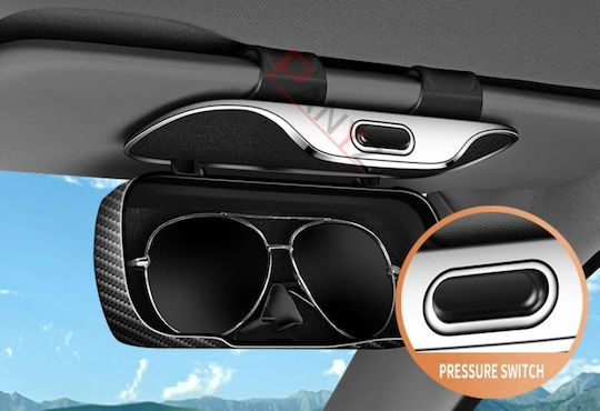 Husă pentru Ochelari Parasolar Auto Neagră Abs 69-23501