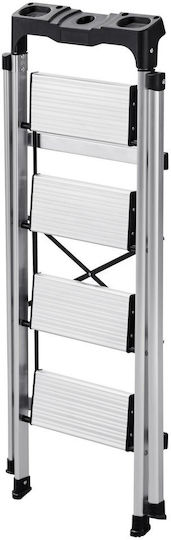 Vevor Aluminum Ladder with 4 Steps