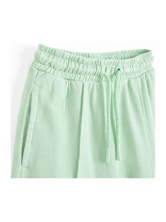 Kids Sweatpants Set Green 2 Pieces