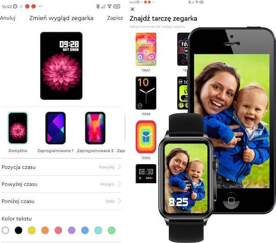 Rubicon Smartwatch Rubicon Rncf06 Orange Silikon Bt Call