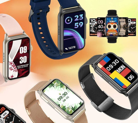 Rubicon Rncf06 Black Smartwatch