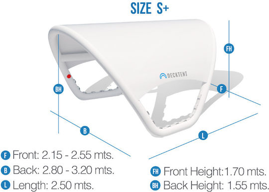 DECKTENT Boat Tent White Colour