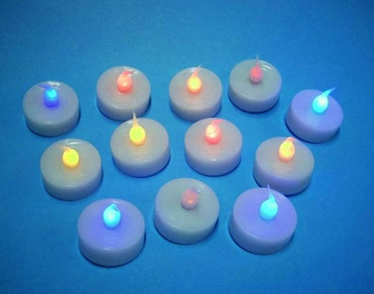 Intelligente elektronische dekorative LED-Kerzen in verschiedenen Farben, Set mit 10 Stück, heißes Angebot