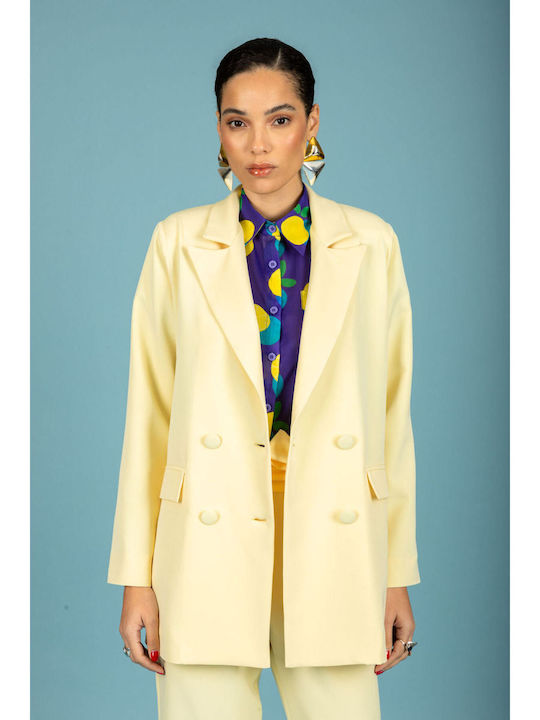 Chaton Damen Blazer Banana