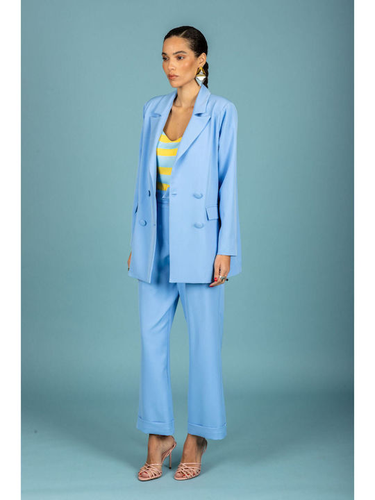 Chaton Chaton Damen Blazer Ciel