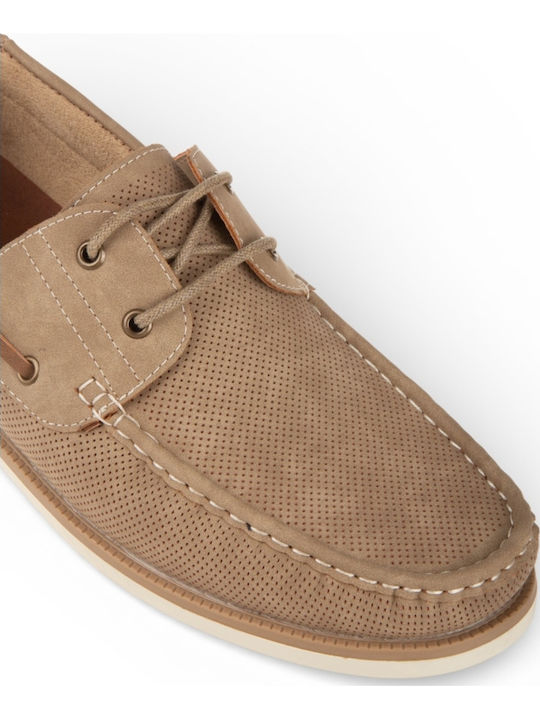 Ανδρικά Boat Shoes σε Μπεζ Χρώμα
