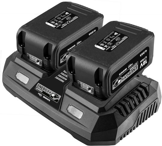 Graphite Set 2 Baterii Unelte Litiu 18V cu Capacitate 4Ah