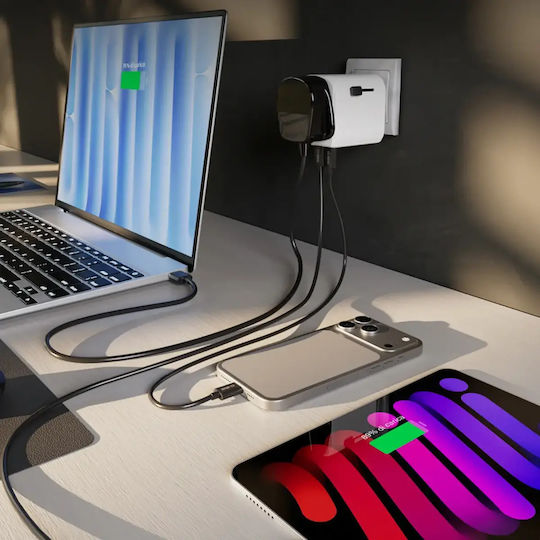 SBS Αντάπτορας Πρίζας από Universal σε Universal με 2 Θύρες USB