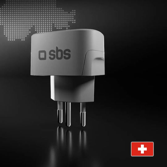 SBS Αντάπτορας Πρίζας από Universal σε Universal