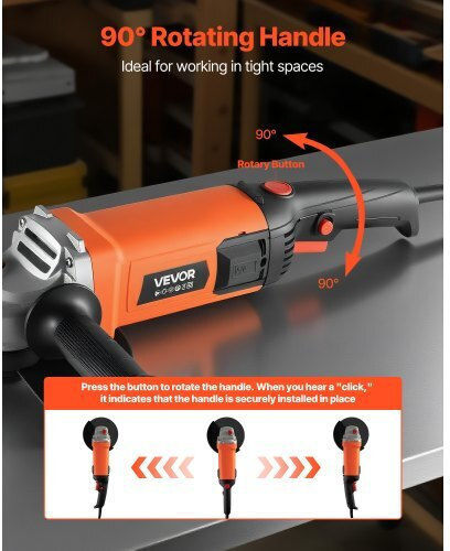 Vevor SCMCJL7YCDS1AF6TO001V2 Τροχός 178mm Ρεύματος 1700W