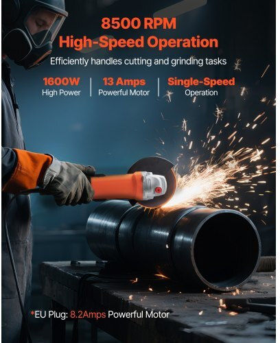 Vevor SCMCJL7YCDS1AF6TO001V2 Τροχός 178mm Ρεύματος 1700W