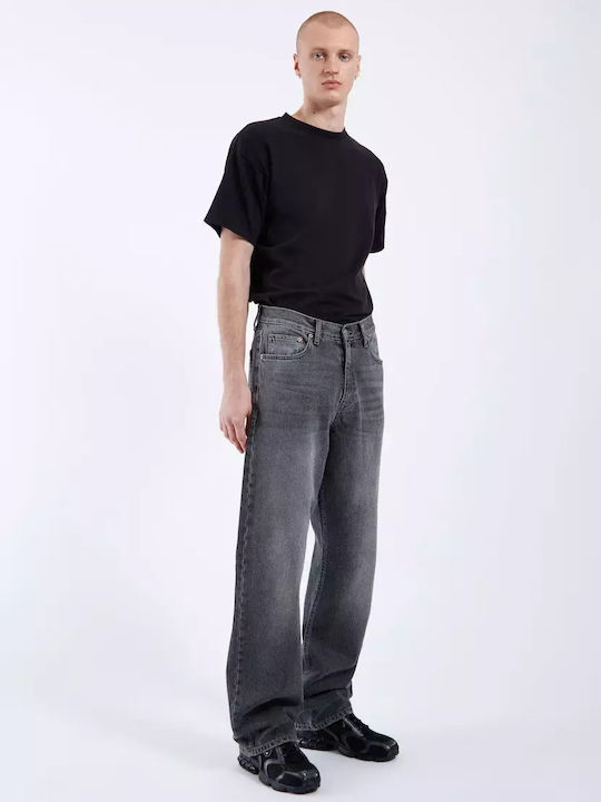 Omar Men's Jeans Pants with Relaxed Fit Mid Grey Used