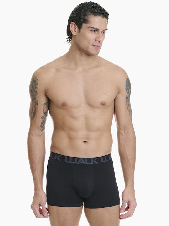 Herren Boxershorts Schwarz 3er Pack
