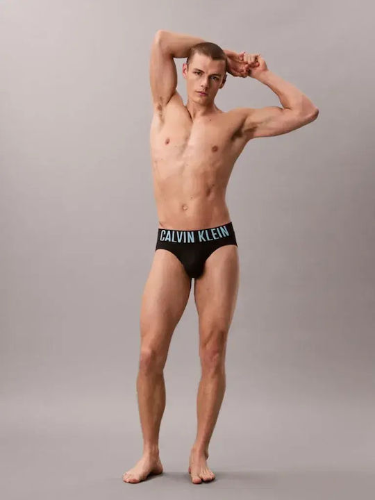Herren Slip Schwarz 3er Pack