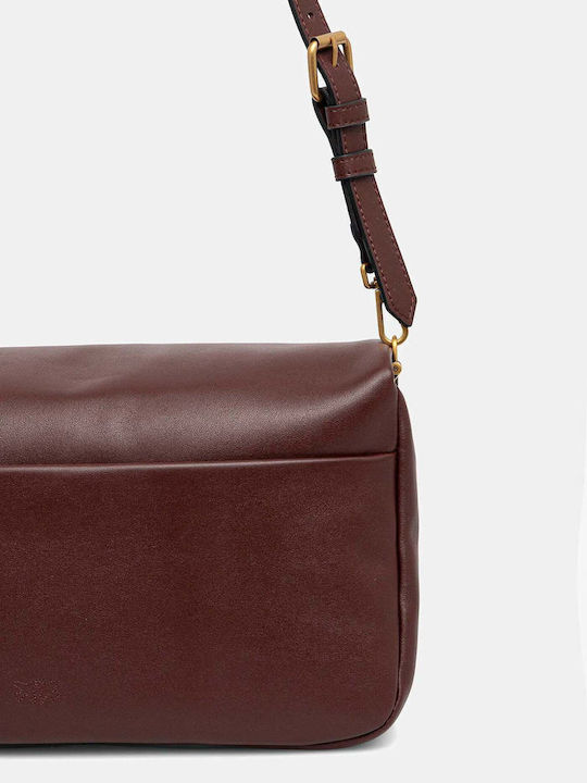 Leather Women's Shoulder Bag Brown