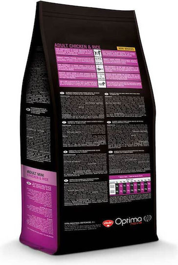 Optimanova Adult Mini 2kg Ξηρά Τροφή χωρίς Σιτηρά για Ενήλικους Σκύλους Μικρόσωμων Φυλών με Κοτόπουλο και Ρύζι