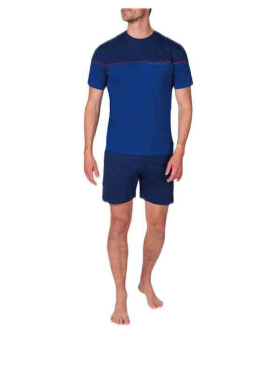 Daniel Hechter Summer Men's Cotton Pyjama Blue
