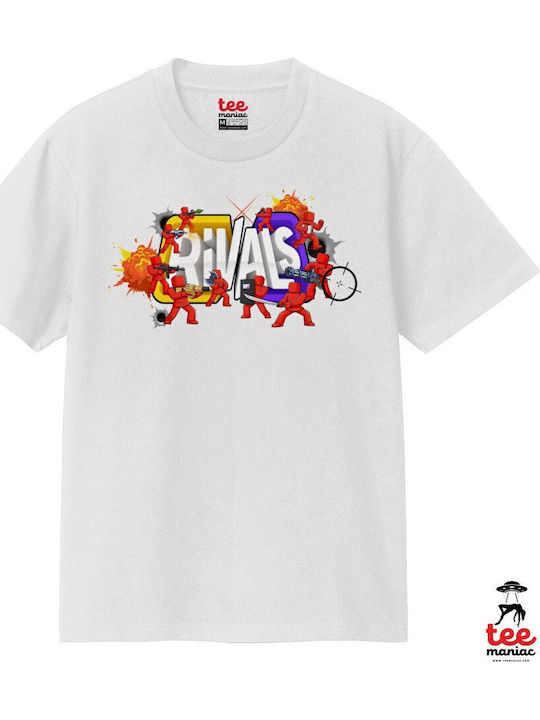 Roblox Rivals Κλασικό T-shirt Διπλής Ραφής Χωρίς Πλευρικές Ραφές Λευκο 100% Βαμβάκι Vegan & Oeko-tex Πιστοποιημένο Roblox Rivals Κλασικό T-shirt Διπλής Ραφής Χωρίς Πλευρικές Ραφές Λευκο 100% Βαμβάκι Vegan & Oeko-tex Πιστοποιημένο
